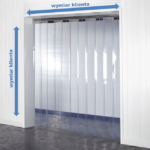 Kurtyna paskowa wymiar klienta pasy 200x2mm