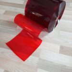 Folia PCV 300x2mm 1mb spawalnicza czerwona transparentna