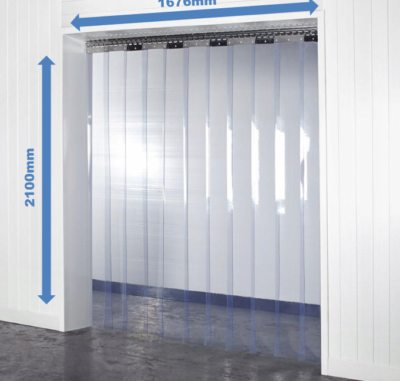 Kurtyna paskowa PCV 1676x2100x2mm standard