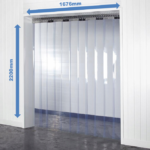 Kurtyna paskowa PCV 1676x2200x2mm standard